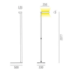 Molto Luce Concept Right F Stehlampe Dimmbar Weiß -Heimbeleuchtung 6525483 2