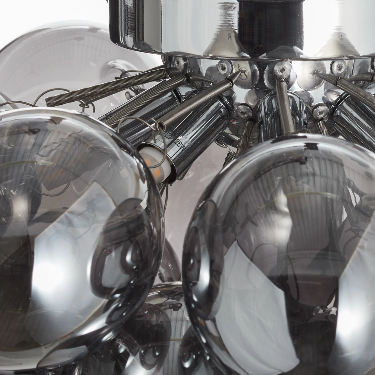 Deckenleuchte Balbo, Gläser Rauchgrau, 13-flammig 6 Deckenleuchte Balbo, Gläser Rauchgrau, 13-flammig – Bild 4