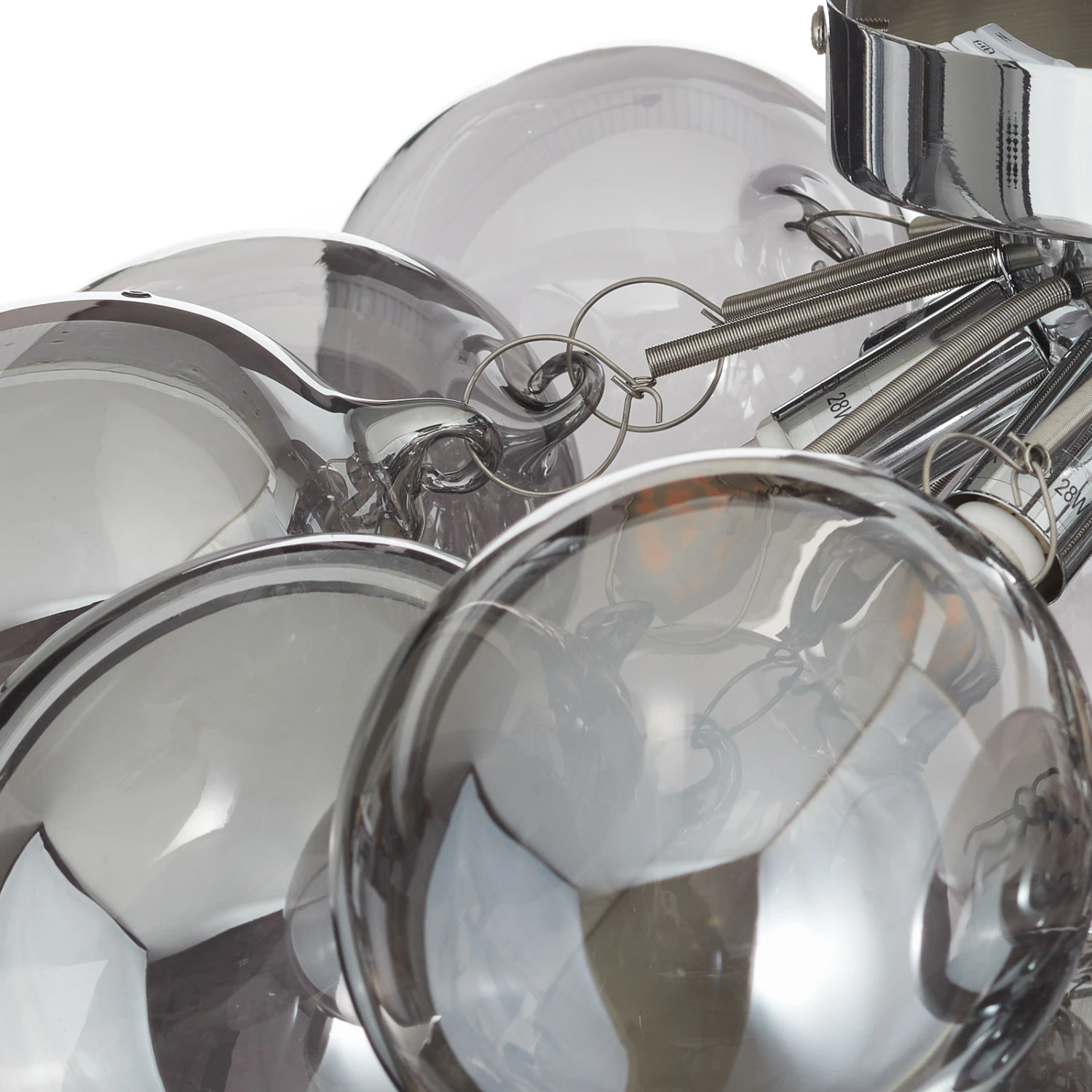 Deckenleuchte Balbo, Gläser Rauchgrau, 13-flammig 7 Deckenleuchte Balbo, Gläser Rauchgrau, 13-flammig – Bild 5