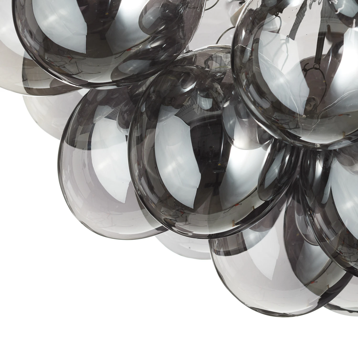 Deckenleuchte Balbo, Gläser Rauchgrau, 13-flammig 8 Deckenleuchte Balbo, Gläser Rauchgrau, 13-flammig – Bild 6