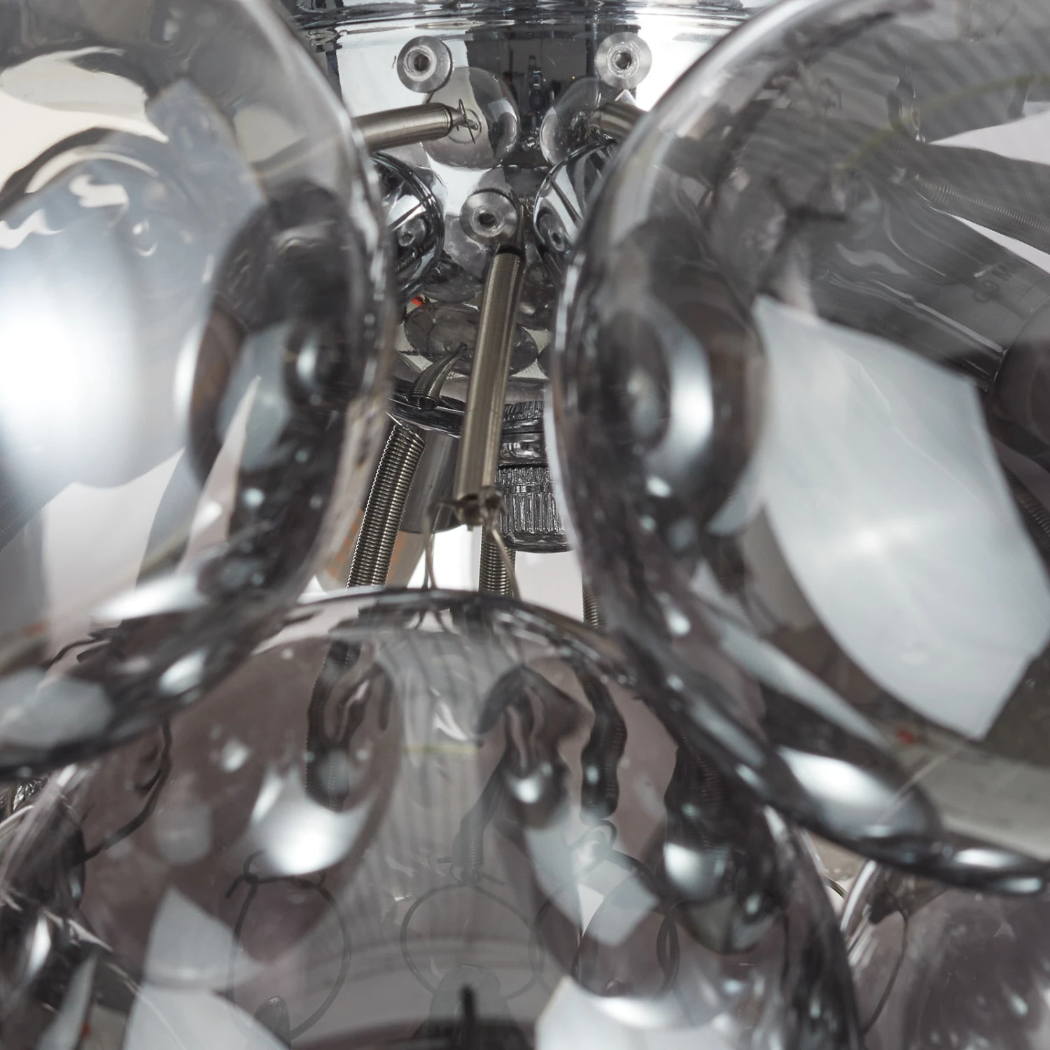 Deckenleuchte Balbo, Gläser Rauchgrau, 13-flammig 9 Deckenleuchte Balbo, Gläser Rauchgrau, 13-flammig – Bild 7