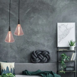 LED-Lampe Dilly E27 4W 2200K Dimmbar, Rot Getönt -Heimbeleuchtung 7001183 4