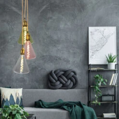 LED-Lampe Dilly E27 4W 2200K Dimmbar, Grün Getönt -Heimbeleuchtung 7001184 3