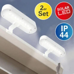 LED-Dachrinnenleuchte Mit Solar, 2er Set 14 LED-Dachrinnenleuchte Mit Solar, 2er Set -Heimbeleuchtung 7001186 5