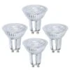 LED-Reflektor GU10 7W 600lm Warmweiß 4er-Set -Heimbeleuchtung 7001339