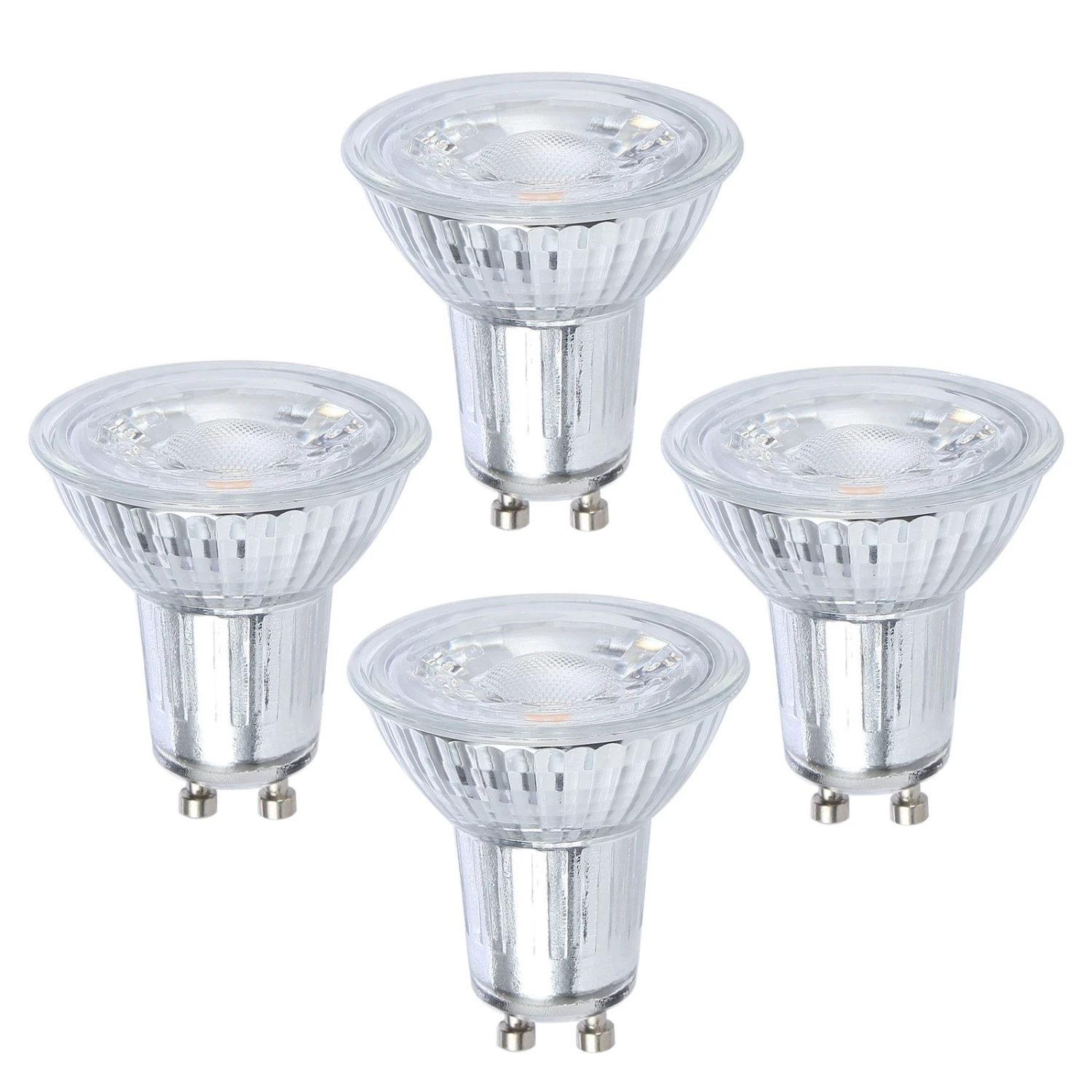 LED-Reflektor GU10 7W 600lm Warmweiß 4er-Set 3 LED-Reflektor GU10 7W 600lm Warmweiß 4er-Set