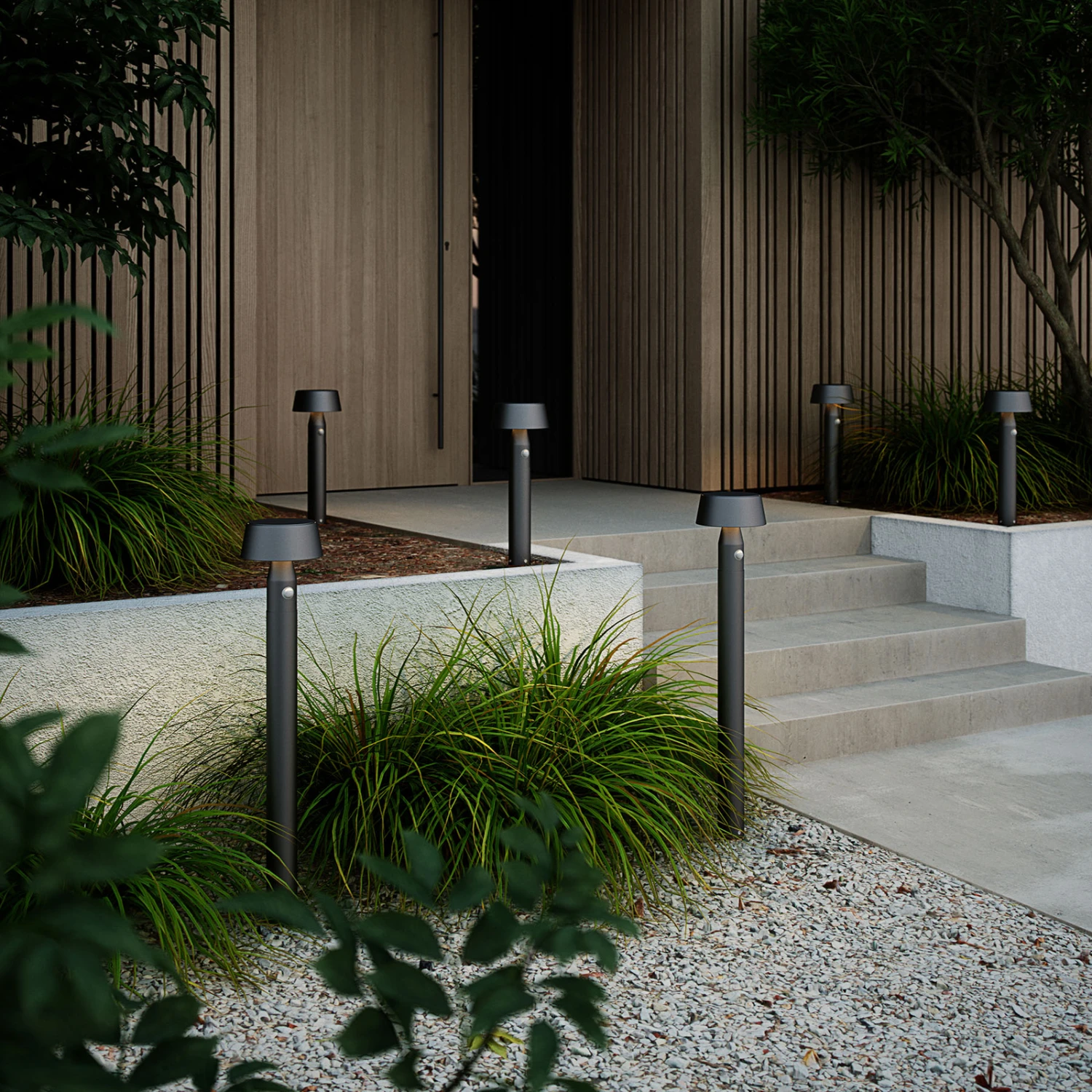 Nordlux LED-Solar-Wegeleuchte Nama, Höhe 90 Cm 4 Nordlux LED-Solar-Wegeleuchte Nama, Höhe 90 Cm – Bild 2