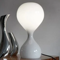 Next Blubb - Glas-Tischleuchte, Opal/Kabel Schwarz -Heimbeleuchtung 7019012 3