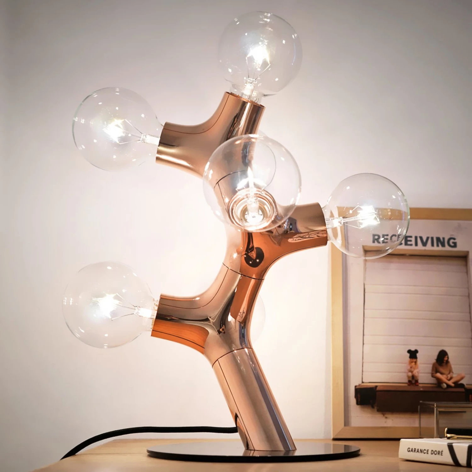 Next DNA Table - Designer-Tischleuchte, Kupfer 4 Next DNA Table - Designer-Tischleuchte, Kupfer – Bild 2