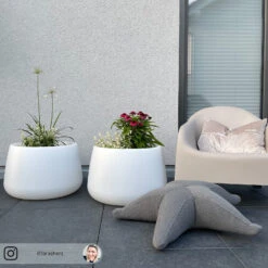 Newgarden Camelia 60 Pflanzkübel LED Solar+Akku -Heimbeleuchtung 7025146 6