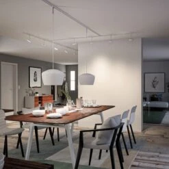 Paulmann URail Schiene HV 2m, Weiß -Heimbeleuchtung 7500355 4