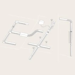 Paulmann URail Schiene HV 2m, Weiß -Heimbeleuchtung 7500355 6