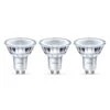 Philips LED-Reflektor GU10 4,6W 2.700 K, 3er-Pack -Heimbeleuchtung 7532225