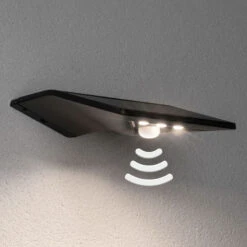 Paulmann LED-Solar-Außenwandleuchte Yoko Anthrazit