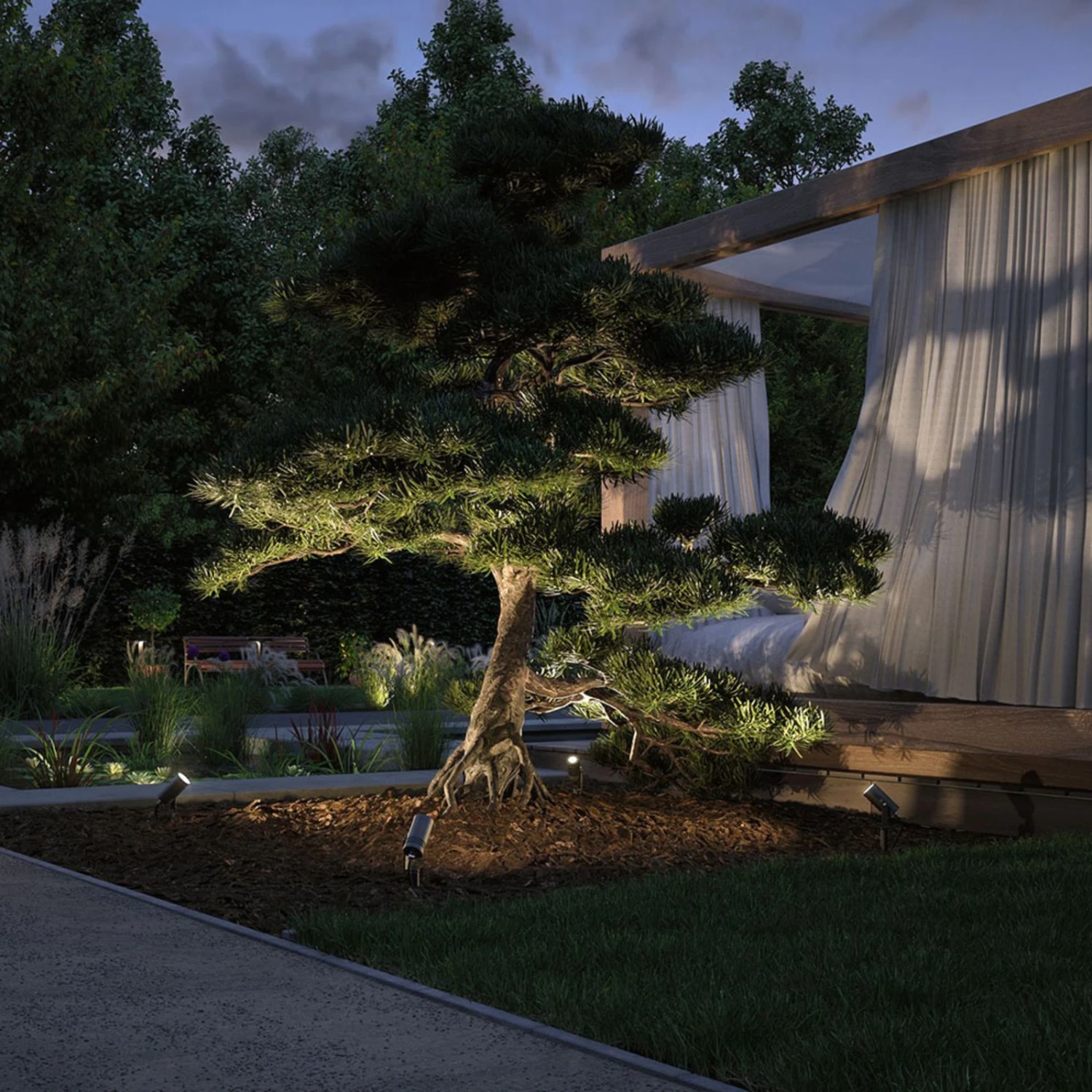 Paulmann Plug & Shine LED-Erdspießstrahler Radix 4 Paulmann Plug & Shine LED-Erdspießstrahler Radix – Bild 2