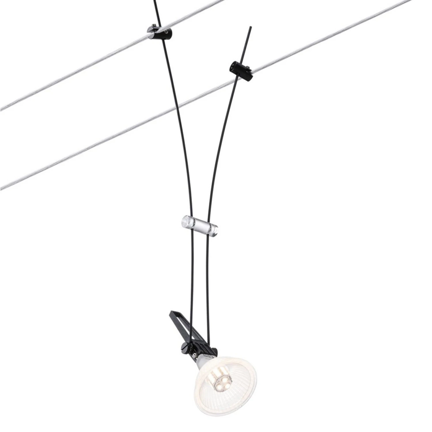 Paulmann Comet Einzelspot Für Seilsystem, Schwarz 4 Paulmann Comet Einzelspot Für Seilsystem, Schwarz – Bild 2