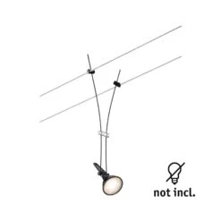 Paulmann Comet Einzelspot Für Seilsystem, Schwarz 17 Paulmann Comet Einzelspot Für Seilsystem, Schwarz -Heimbeleuchtung 7602737 6