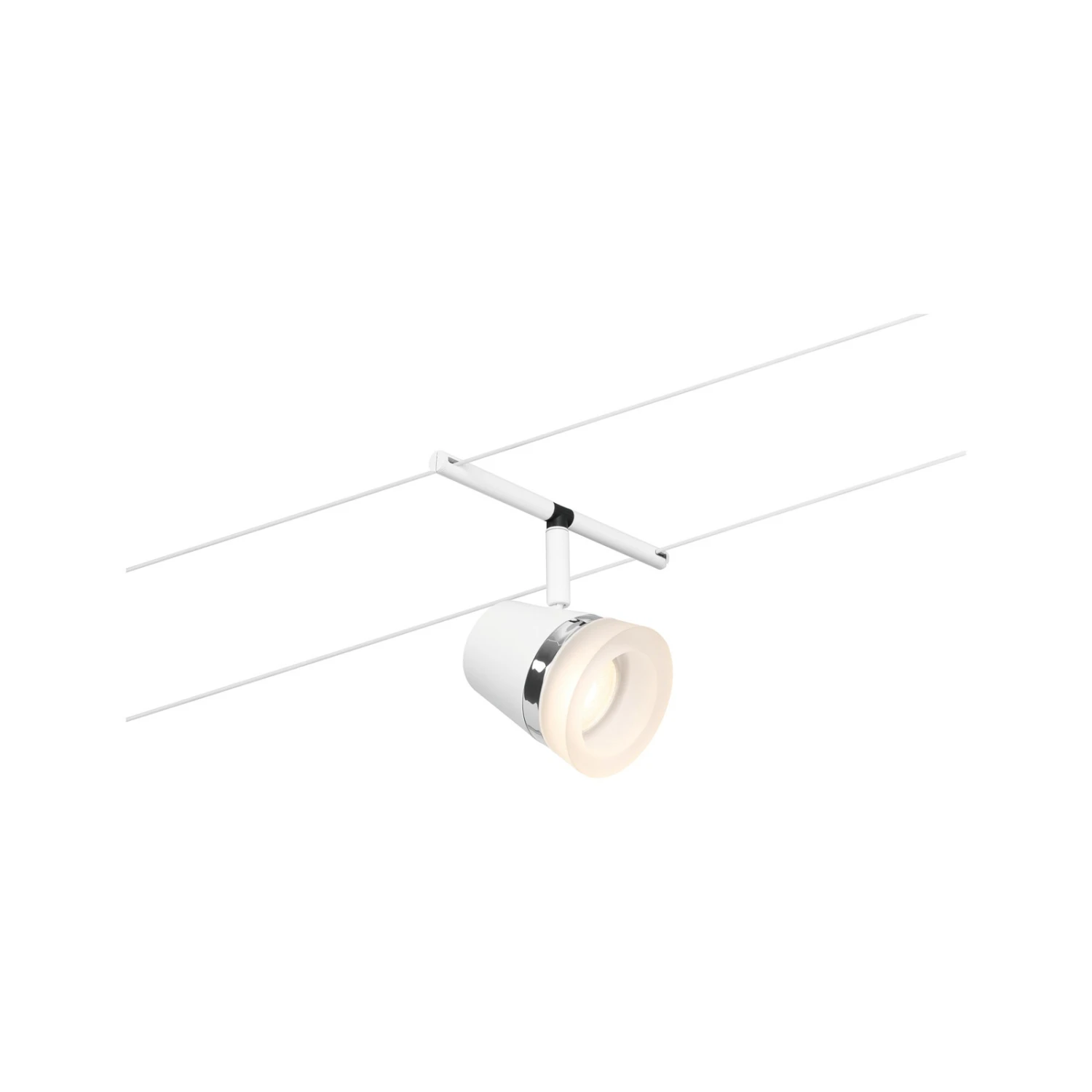 Paulmann Cone Seilsystem Basisset 5fl. Weiß Matt 7 Paulmann Cone Seilsystem Basisset 5fl. Weiß Matt – Bild 5