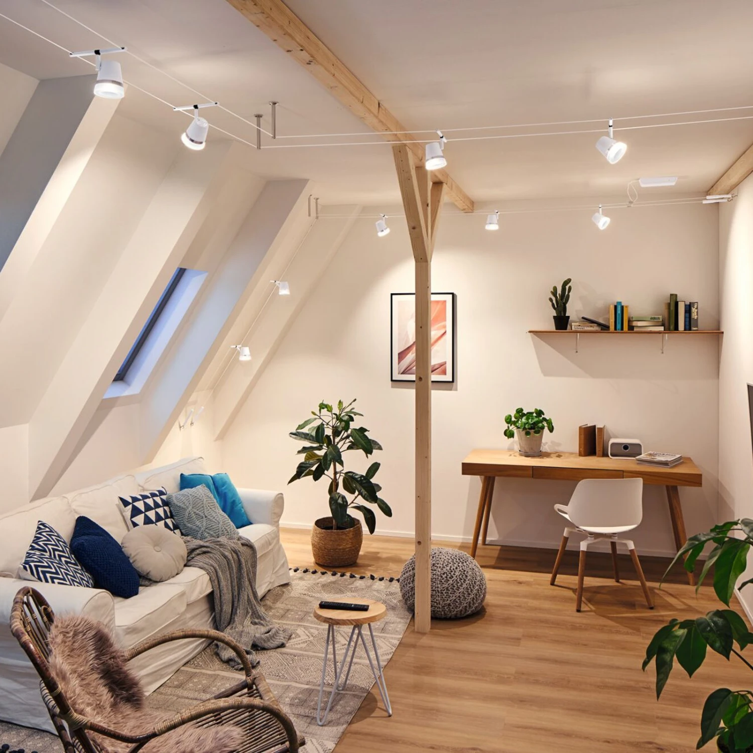 Paulmann Cone Seilsystem Basisset 5fl. Weiß Matt 10 Paulmann Cone Seilsystem Basisset 5fl. Weiß Matt – Bild 8