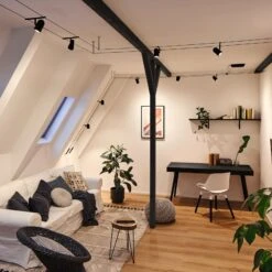 Paulmann Cup Seilsystem Basisset 5fl. Schwarz Matt -Heimbeleuchtung 7602840 8