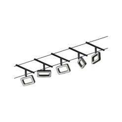 Paulmann Frame LED-Seilsystem 5fl. Schwarz Matt -Heimbeleuchtung 7602846 2