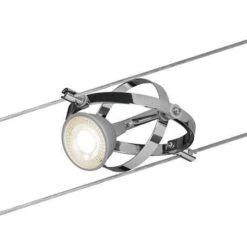 Paulmann Cardan Seilsystem 8fl. Chrom Matt/chrom -Heimbeleuchtung 7602922 3