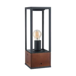 Paulmann Timba Sockelleuchte Mit Holz, Höhe 40 Cm -Heimbeleuchtung 7603106 2