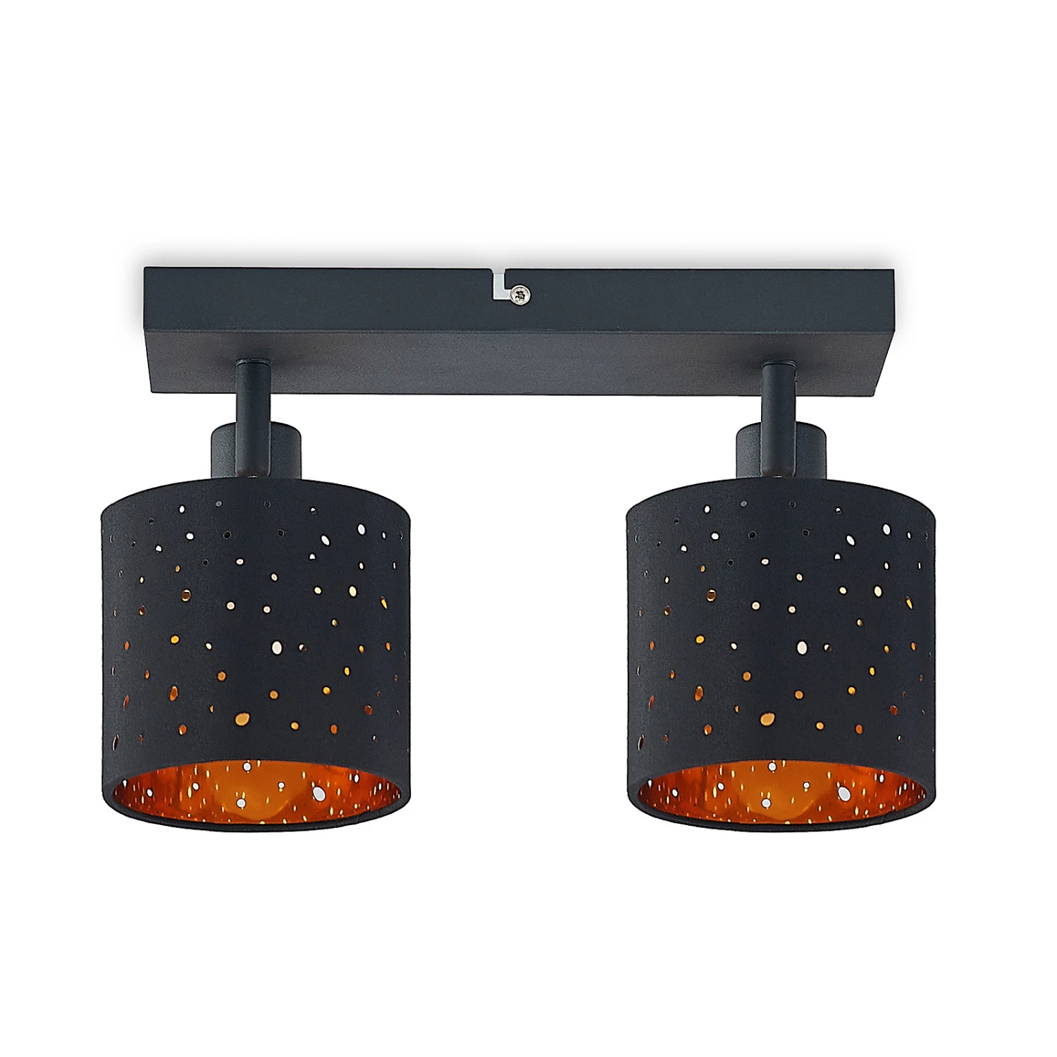 Lindby Darima Deckenstrahler, Zweiflammig, Schwarz 8 Lindby Darima Deckenstrahler, Zweiflammig, Schwarz – Bild 6