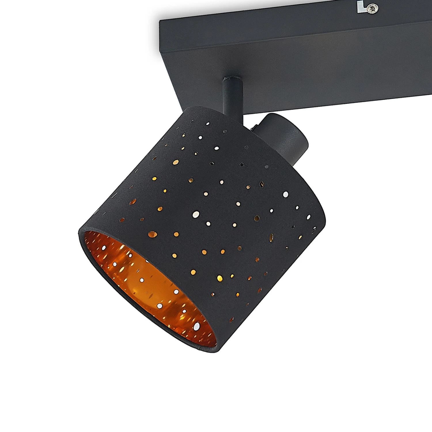 Lindby Darima Deckenstrahler, Zweiflammig, Schwarz 9 Lindby Darima Deckenstrahler, Zweiflammig, Schwarz – Bild 7