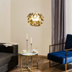Slamp Flora - Design-Hängeleuchte, Gold, 36 Cm -Heimbeleuchtung 8503234 2