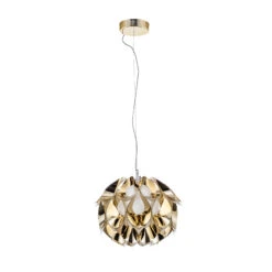 Slamp Flora - Design-Hängeleuchte, Gold, 36 Cm -Heimbeleuchtung 8503234 4