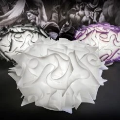 Slamp Veli Design-Tischleuchte Ø 32cm Weiß -Heimbeleuchtung 8503250 5