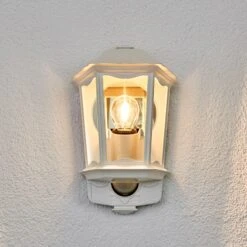 STEINEL L 190 S Sensor-Außenwandlampe Weiß -Heimbeleuchtung 8505044 2