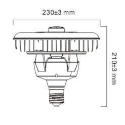 Sylvania LED-Lampe E40 Inkl. PIR-Sensor 115W 4000K -Heimbeleuchtung 8530520 2