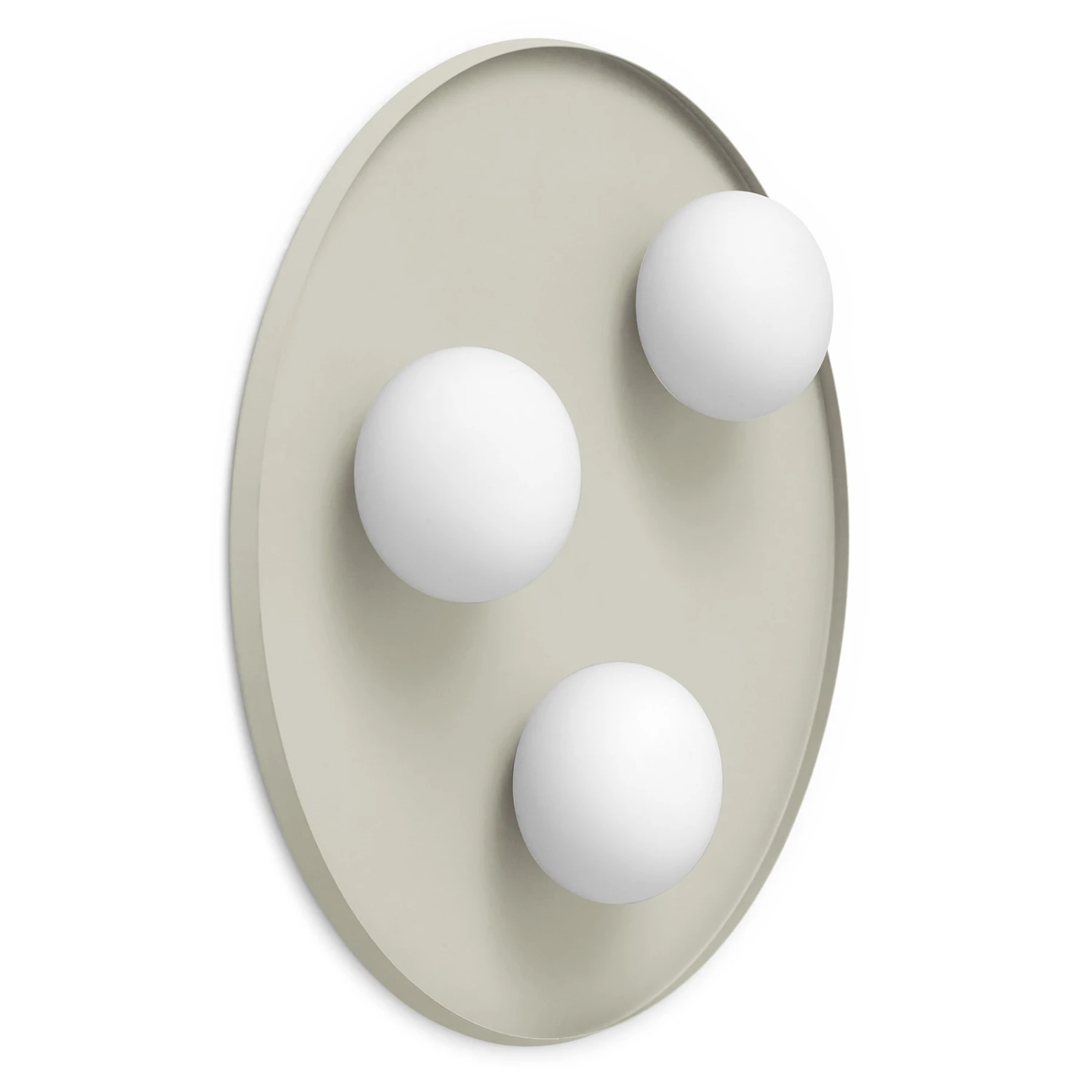 Wandleuchte Pot Mit Kugelschirm, Dreiflammig 3 Wandleuchte Pot Mit Kugelschirm, Dreiflammig