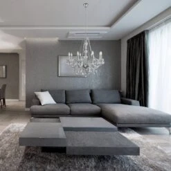 Kronleuchter Marie Therese, Chrom, Achtflammig 8 Kronleuchter Marie Therese, Chrom, Achtflammig -Heimbeleuchtung 8570671 1