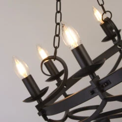 Kronleuchter Cartwheel III, Achtflammig, Ø 80 Cm -Heimbeleuchtung 8573113 5