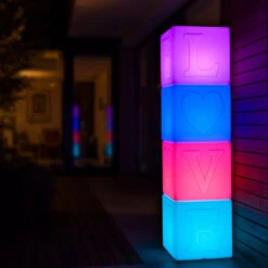 LED-Akkuleuchte The LOVE Lamp, Würfel, RGBW 15 LED-Akkuleuchte The LOVE Lamp, Würfel, RGBW -Heimbeleuchtung 8590071 4