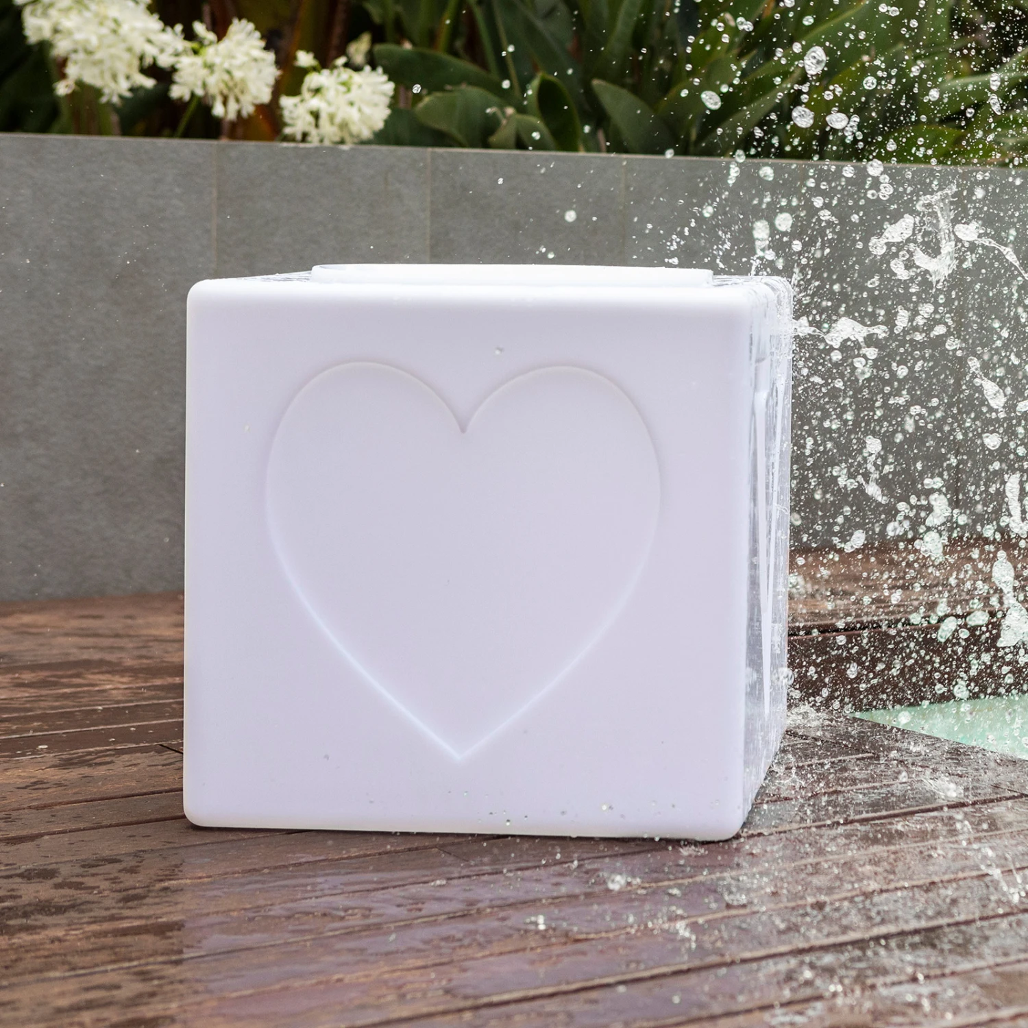 LED-Akkuleuchte The LOVE Lamp, Würfel, RGBW 3 LED-Akkuleuchte The LOVE Lamp, Würfel, RGBW