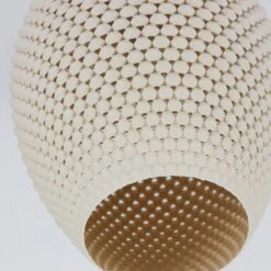 Pendellampe Diamant Olive Aus Biomaterial, Linen -Heimbeleuchtung 9039061 6