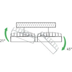 Theben TheLeda S20L Strahler Zweiflammig Weiß -Heimbeleuchtung 9047017 4
