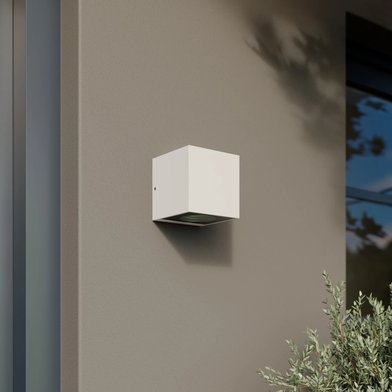 Arcchio Tassnim LED-Außenwandlampe Weiß 2-flg. 5 Arcchio Tassnim LED-Außenwandlampe Weiß 2-flg. – Bild 3