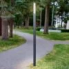 Lucande Sidny LED-Mastleuchte In Dunkelgrau 220 Cm -Heimbeleuchtung 9618116
