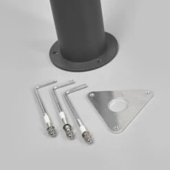 Lucande Sidny LED-Mastleuchte In Dunkelgrau 220 Cm -Heimbeleuchtung 9618116 6