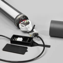 Lucande Sidny LED-Mastleuchte In Dunkelgrau 220 Cm -Heimbeleuchtung 9618116 8