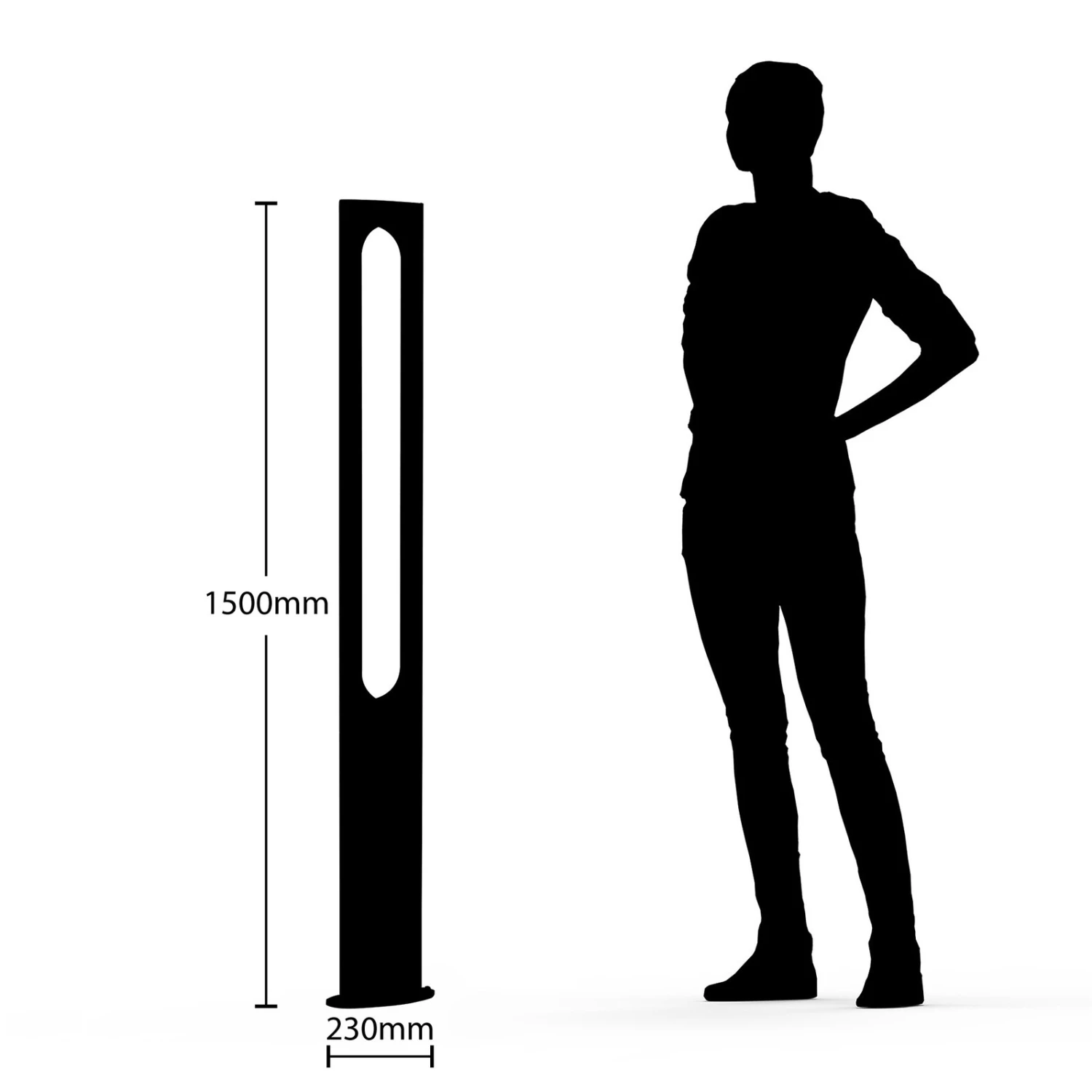 Lucande Dovino LED-Mastleuchte, 150 Cm 10 Lucande Dovino LED-Mastleuchte, 150 Cm – Bild 8