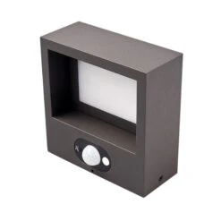 Lucande Sensor-LED-Außenwandleuchte Mahra , Solarbetrieben -Heimbeleuchtung 9619074 2