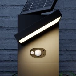 Lucande Solar-LED-Wegelampe Silvan Mit Sensor, 60 Cm -Heimbeleuchtung 9619180 4