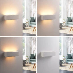 Schlichte Gipswandlampe Benno, G9 -Heimbeleuchtung 9621350 3