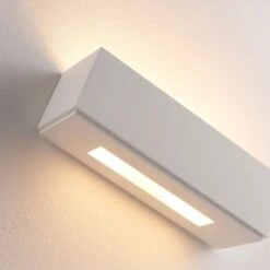 Schlichte Gipswandlampe Benno, G9 -Heimbeleuchtung 9621350 6